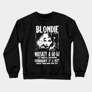 Blondie Music Whiskey A Go Go Crewneck Sweatshirt